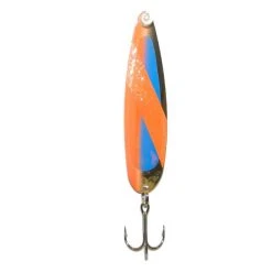 Michigan Stinger Spoon Orange Edge Blue UV Lures