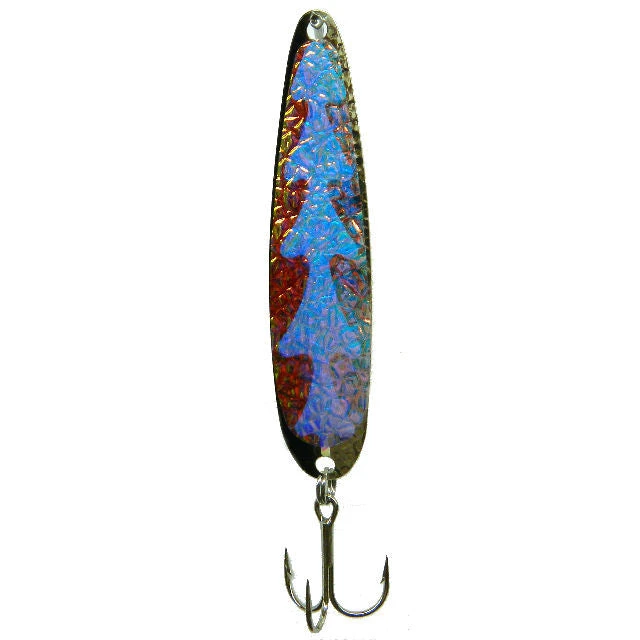 Michigan Stinger Spoon Black Wiggle UV Lures