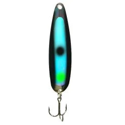 Michigan Stinger Spoon BTM GRN DOT-BLK DOT CNTR Lures