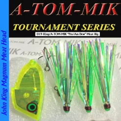 A-TOM-MIK 019-King/A-TOM-MIK “Pro/Am Dew” Meat Rig Lures