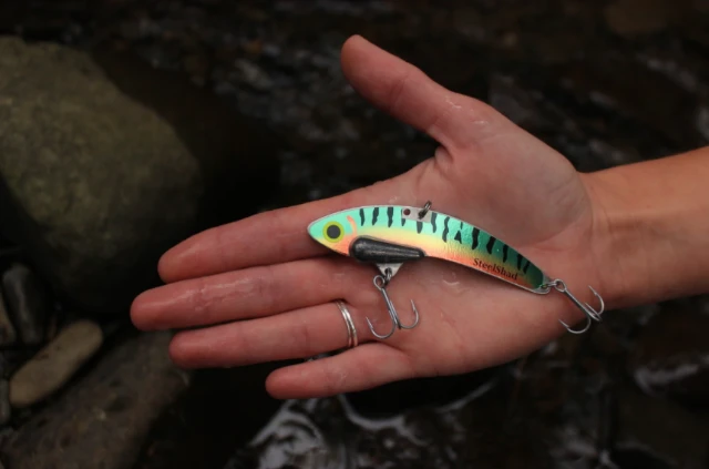 SteelShad XL - 3/4 Oz - Firetiger-Perch