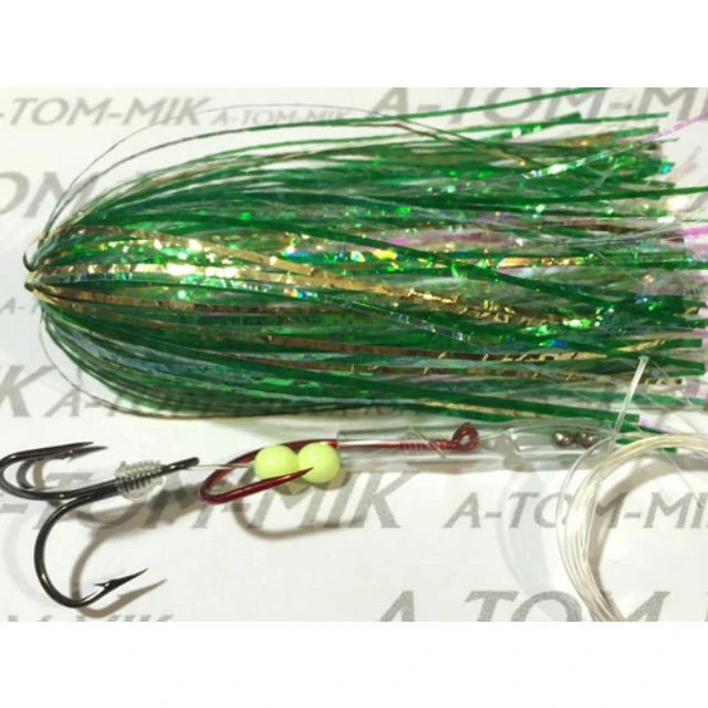 Lures A-TOM-MIK Tournament Series Trolling Flies T061 Green/Gold (2006)