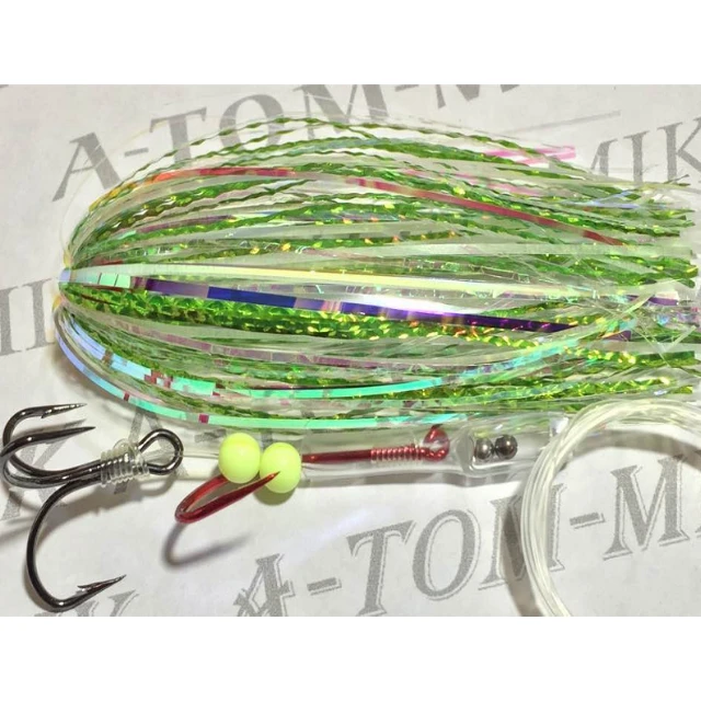 A-TOM-MIK Tournament Series Trolling Flies T427 Big Fin Glow Glitter (2017) Lures