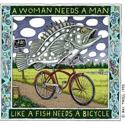 Fat Nancy's Tackle Shop WOMAN NEEDS A MAN T-Shirt