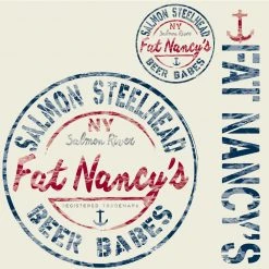 Fat Nancy's Tackle Shop Fat Nancy's Salmon-Steelhead-Beer-Babes Long-Sleeved Shirt