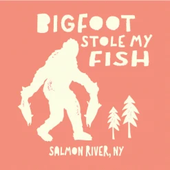 Fat Nancy's Tackle Shop Bigfoot Stole My Fish, Youth T-Shirt Apparel