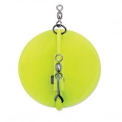 Luhr Jensen Dipsy Diver Chartreuse/White Bottom Trolling Gear